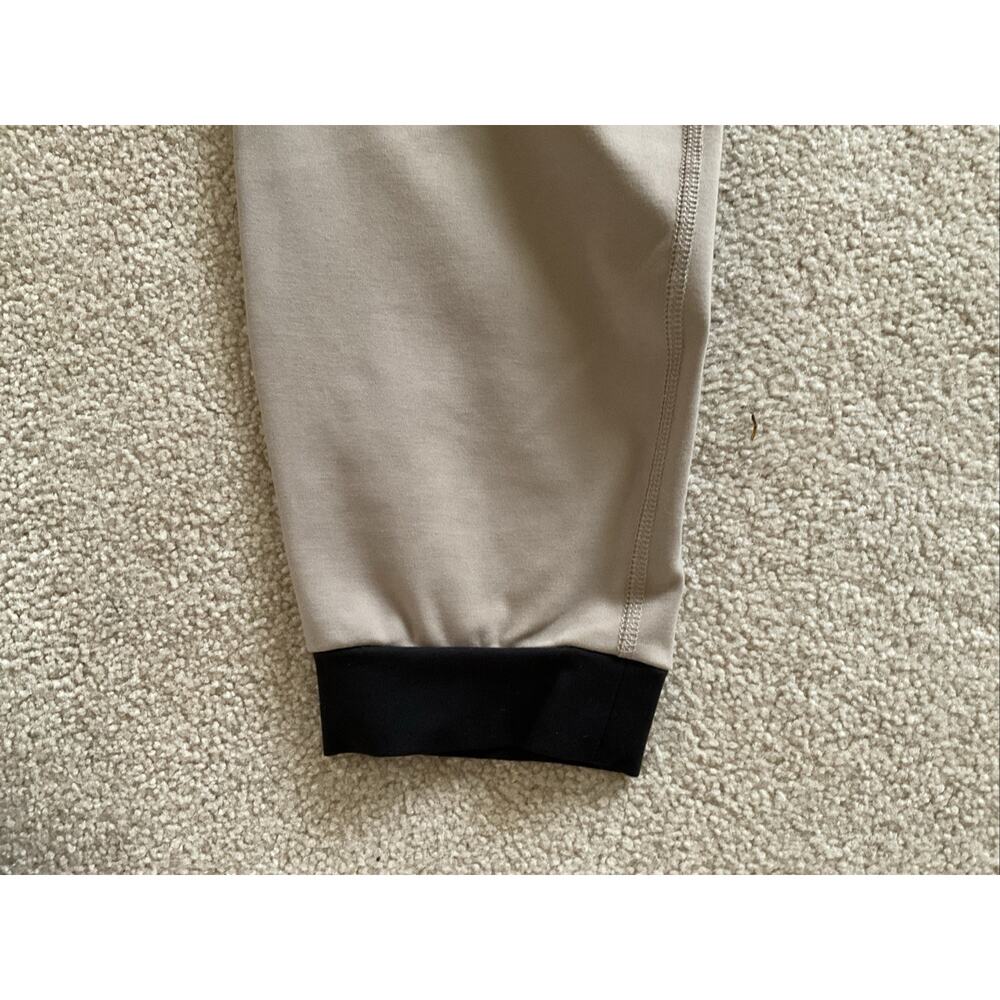 Bylt Joggers Mens XXL Beige Premium Workout Lounge Stretch Zipper Pockets - Picture 5 of 9